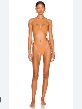CAMILA COELHO Dalida One Piece in Clay